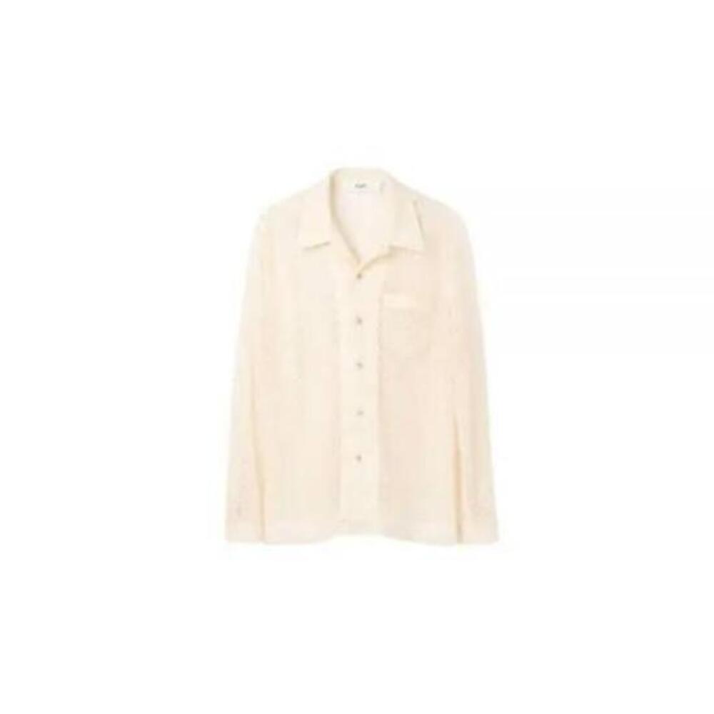 SÉFR Relaxed Fit Long Sleeve Shirt with Classic Collar